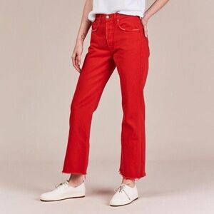 GRLFRND red jeans, size 24